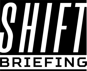 Shift Briefing Logo (Black)